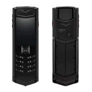 گوشی ورتو سینگچر اس مدل سرامیکی پیور بلک اورجینال کارکرده در حد نو رجیستر شدهVERTU SIGNATURE STAINLESS STEEL CERAMIC PHONE – PURE Black