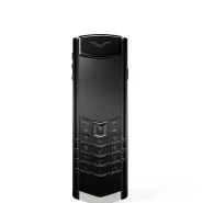 سیگنیچر اس پلاس Black Steel Calfskin Moonlight White