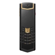 گوشی ورتو سیگنچر اس پلاس مدل چرم مشکی میکس گلد _ SIGNATURE S+ BLACK GOLD SIGNATURE CAFGOLD – JADE BLACK