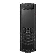 گوشی ورتو سیگنچر اس پلاس مدل چرم کروکدیل فول بلک _ SIGNATURE S+ BLACK STEEL ALLIGATOR SKIN – BASALT BLACK