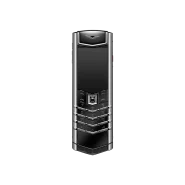 گوشی ورتو سیگنچر اس پلاس مدل استیل چرم کروکدیل _ SIGNATURE S+ WHITE STEEL ALLIGATOR SKIN – BASALT BLACK