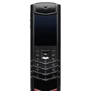 ورتو سیگنچر وی مشکی قرمز پوست ماری اورجینال اصلی VERTU SIGNATURE V RED LIZARD SKIN – PURE BLACK