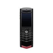 ورتو سیگنچر وی مشکی قرمز پوست ماری اورجینال اصلی VERTU SIGNATURE V RED LIZARD SKIN – PURE BLACK