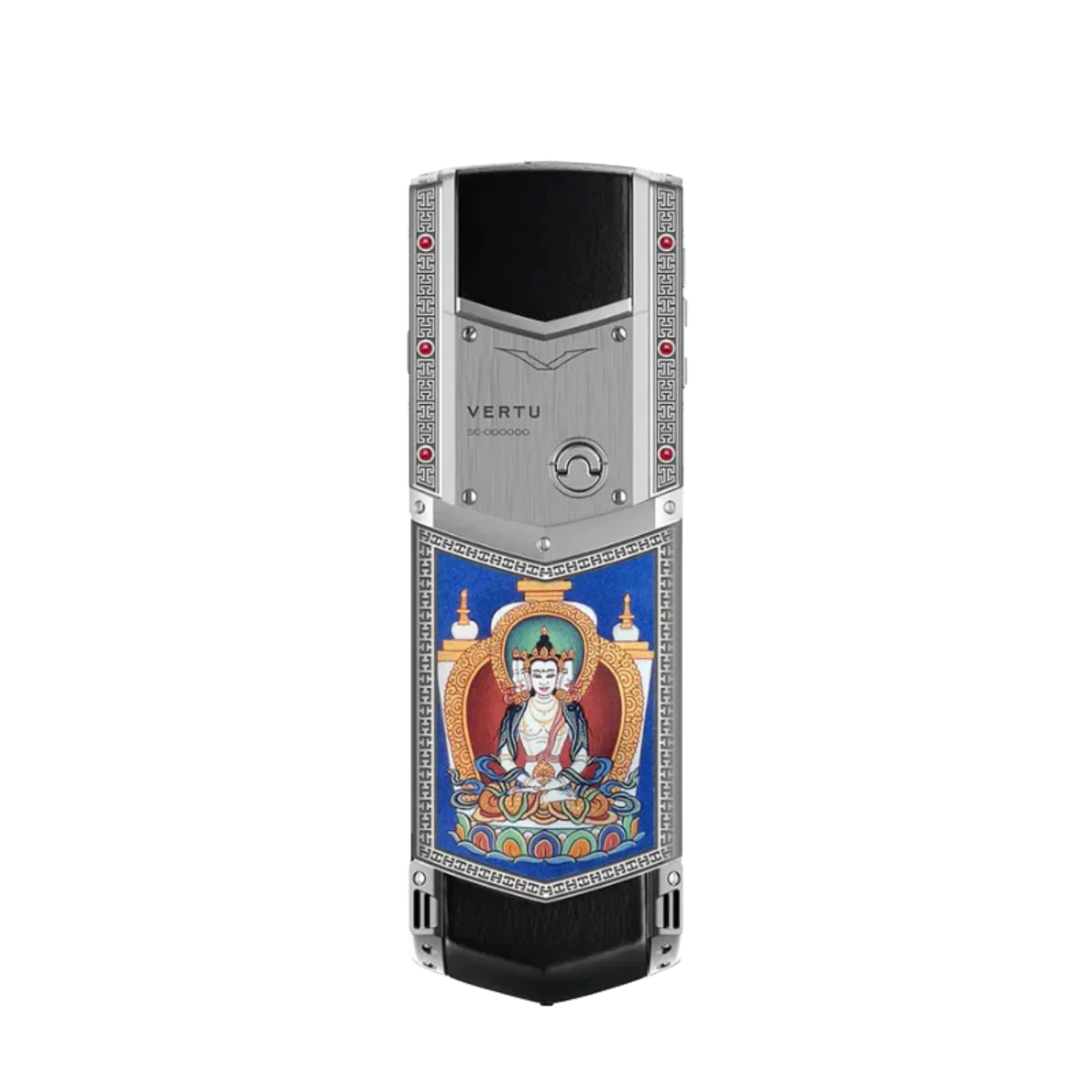 ورتو سیگنچر وی مدل VERTU SIGNATURE V THANGKA PHONE – PURE SILVER ورتو سیگنچر وی مدل VERTU SIGNATURE V THANGKA PHONE – PURE SILVER